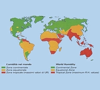 umidità per grandi trasporti in tutto mondo