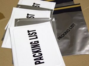 buste in film plastico